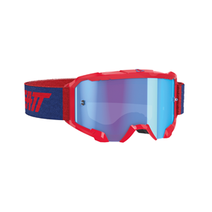GOGGLE VELOCITY 4.5 RED - BLUE LENS (r)
